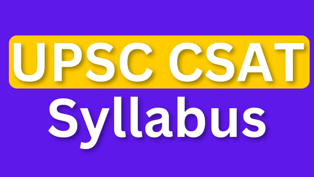 Navigating UPSC Prelims 2024: Understanding the CSAT Syllabus (GS-II)
